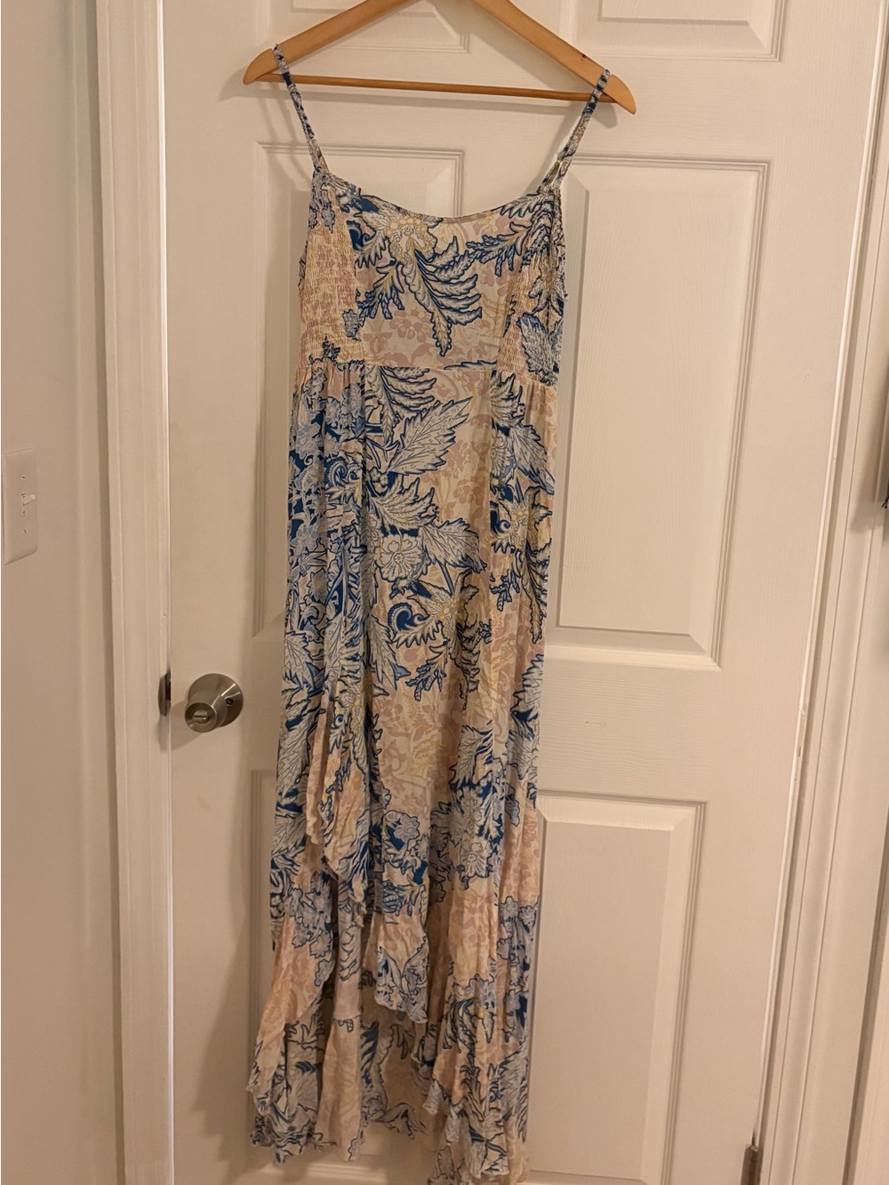 Free People Intimately Forever Yours Smocked Slip Maxi Dress